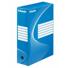 ESSELTE Archiválódoboz, A4, 100 mm, karton, ESSELTE Boxycolor, kék (E128421) irattartó