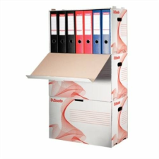 ESSELTE Archiválókonténer, karton, előre nyíló, iratrendezőnek, ESSELTE "Standard", fehér mappa