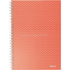 ESSELTE ColourBreeze A5 kockás korall spirálfüzet (ESSELTE_628468)