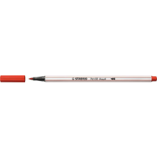 ESSELTE Ecsetirón, STABILO &quot;Pen 68 brush&quot;, piros filctoll, marker