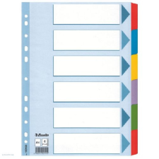 ESSELTE Elválasztólap ESSELTE A/4 karton 6rész Mylar naptár, kalendárium
