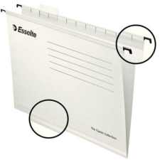 ESSELTE Függőmappa Esselte Classic A/4 újrahasznosított karton 25db/dob fehér mappa