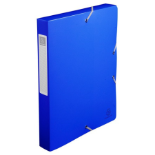 ESSELTE Füzetbox PP Exacompta Exabox-Opaque A/4 40 mm gerinccel gumis kék füzetbox