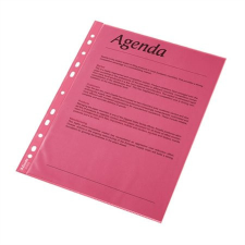  ESSELTE Genotherm, lefűzhető, A4, 55 mikron, víztiszta felület, ESSELTE, piros lefűző