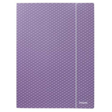 ESSELTE Gumis mappa, karton, A4, ESSELTE "Colour`Breeze", levendula mappa