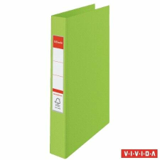 ESSELTE Gyűrűs könyv, 2 gyűrű, 42 mm, A4, PP, ESSELTE Standard, Vivida zöld (E14453) mappa