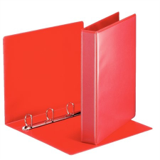 ESSELTE Gyűrűs könyv, panorámás, 4 gyűrű, d alakú, 50 mm, a4, pp, esselte, piros 49713 gyűrűskönyv