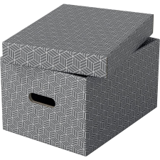 ESSELTE Home tárolódoboz M-es méret 3db szürke (628283) (ess628283) bútor