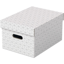 ESSELTE home tárolódoboz, m méret, fehér, 3db bútor