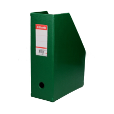 ESSELTE Iratpapucs 10cm, műanyag 56076 Esselte zöld irattartó