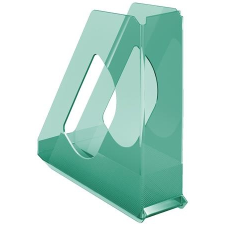 ESSELTE Iratpapucs, műanyag, 68 mm, esselte "colour`breeze", zöld irattartó