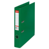 ESSELTE Iratrendező, 50 mm, A4, PP, élvédő sínnel, ESSELTE "Standard", zöld