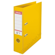 ESSELTE Iratrendező, 75 mm, A4, PP/PP, élvédő sínnel, ESSELTE Standard, sárga (E811310) irattartó