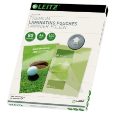Esselte Kft. LEITZ STANDARD meleglamináló-fólia UDT, A4, 80 mikron, 100db/cs lamináló fólia