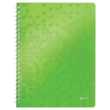 Esselte Kft. LEITZ WOW spirálfüzet, A4, kockás, zöld (46380064 helyettesítője) füzet