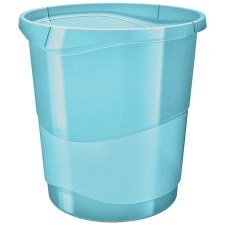 ESSELTE Papírkosár, 14 liter, ESSELTE "Colour`Breeze", áttetsző kék irattálca