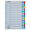 ESSELTE Regiszter, laminált karton, A4, 12 részes, ESSELTE "Mylar"