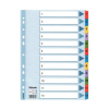 ESSELTE Regiszter, laminált karton, A4, 1-12, ESSELTE "My