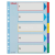 ESSELTE Regiszter, laminált karton, A4 maxi, 1-5, újraírható, ESSELTE
