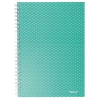 ESSELTE Spirálfüzet, A5, vonalas, 80 lap, ESSELTE "Colour'Breeze", zöld