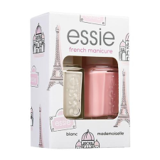 Essie French Manicure ajándékcsomagok körömlakk 13,5 ml + körömlakk 13,5 ml Mademoiselle nőknek Blanc körömlakk