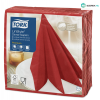 Essity GmbH Tork szalvéta Linstyle, premium textilutánzatú, piros 39/1, 50db/csg, 12csg/karton