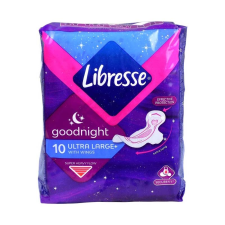 Essity Hungary Kft. Libresse Ultra Thin Goodnight vékony, szárnyas egészségügyi betét éjszakai használatra 10x intim higiénia