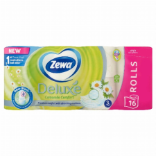 Essity Hungary Kft. Zewa Deluxe Camomile Comfort toalettpapír 3 rétegű 16 tekercs higiéniai papíráru