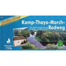 Esterbauer Kamp-Thaya-March kerékpáros atlasz spirál 1 : 50 000 térkép
