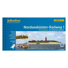 Esterbauer Verlag Nordseeküsten Radweg kerékpáros atlasz 1. Esterbauer 1:75 000 térkép