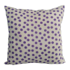 ESZTER Fehér Lila Pöttyös díszpárnahuzat 40x40 cm