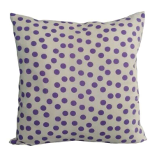  ESZTER Fehér Lila Pöttyös díszpárnahuzat 40x40 cm lakástextília