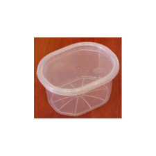  Ételdoboz 0,43 L /5 db+tető ovál papírárú, csomagoló és tárolóeszköz