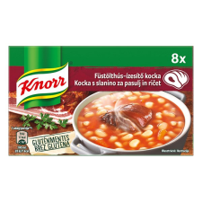 Ételízesítő KNORR Füstölthús-ízesítő kocka 80g alapvető élelmiszer