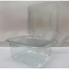 . Ételtároló doboz, egybefedeles, műanyag, szögletes, 500 ml, 100 db, "Party", víztiszta