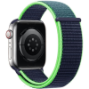 Eternico Airy Apple Watch 42mm / 44mm / 45mm - Night Blue and Green edge (AET-AWAY-NiBlG-42)