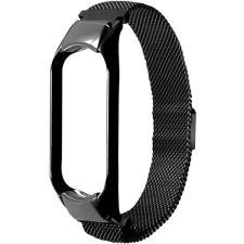 Eternico Elegance Milanese Xiaomi Smart Band 5 / 6 / 7 - black okosóra kellék