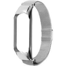 Eternico Elegance Milanese Xiaomi Smart Band 5 / 6 / 7 - silver okosóra kellék