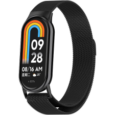 Eternico Elegance Milanese Xiaomi Smart Band 8 / 9 / 10 szíj - Black okosóra kellék