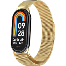 Eternico Elegance Milanese Xiaomi Smart Band 8 / 9 / 10 szíj - Gold okosóra kellék