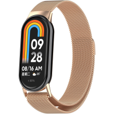 Eternico Elegance Milanese Xiaomi Smart Band 8 / 9 - rose gold (AET-MB8MNS-rogo) okosóra kellék