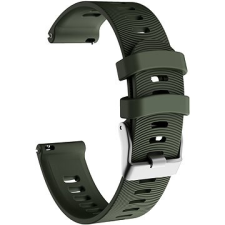 Eternico Garmin Quick Release 20 Silicone Band Steel Buckle zöld okosóra kellék