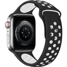 Eternico Sporty Apple Watch 38mm / 40mm / 41mm - Pure White and Black okosóra kellék
