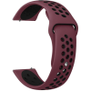 Eternico Sporty Universal Quick Release 22mm - Solid Black and Bordo (AET-U22SP-BlBo)