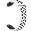 Eternico Sporty Universal Quick Release 22mm - Solid Black and White