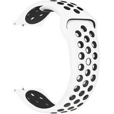Eternico Sporty Universal Quick Release 22mm - Solid Black and White okosóra kellék