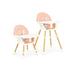  Etetőszék 2 az 1-ben rózsaszín etetőszék