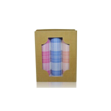 ETEX L60-1 Női textilzsebkendő 3 db, hullámkarton dobozban (ÖKO) férfi ruházati kiegészítő