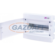 ETI 001101015 ECM12PO DIDO-E 1x12 elosztó szekrény, süllyesztett, fehér ajtó villanyszerelés