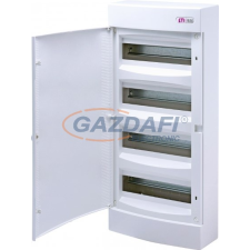 ETI 001101021 ECT48PO DIDO-E 4x12 modulos elosztó szekrény, falra szerelhet, fehér ajtó villanyszerelés